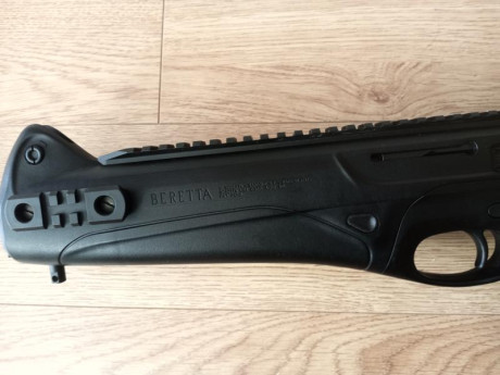 Beretta Cx4 Storm en cal. 9pb, muy cuidada. Lleva conmigo muchísimo tiempo y ha tenido muy poco uso.

Se 01