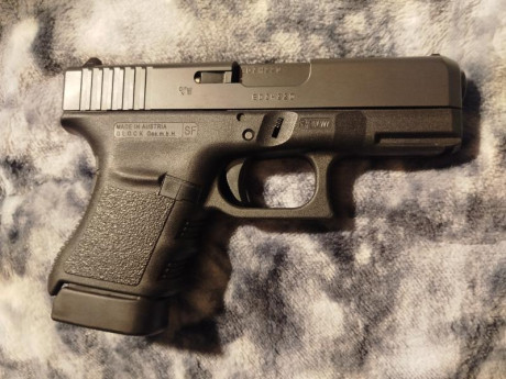   Hola, por necesidad de cupo, pongo a la venta una magnífica Glock 30S en calibre .45 acp. Armazón SF 02
