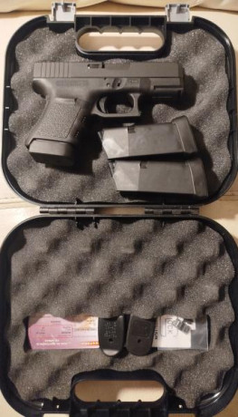   Hola, por necesidad de cupo, pongo a la venta una magnífica Glock 30S en calibre .45 acp. Armazón SF 00