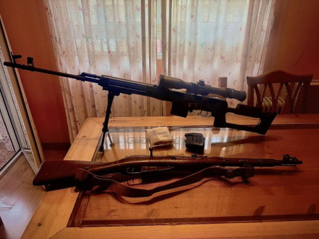 Se vende rifle Izhmash Tigr  

Vendo rifle izhmash Tigr Dragunov civil, visor y montura originales visor 00