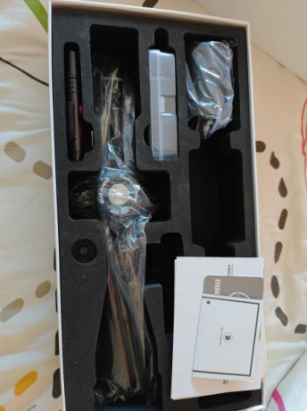 Buenos días.
Sacado de la caja.nunca puesto en carabina.
Se vende en estado nuevo y con los accesorios 00