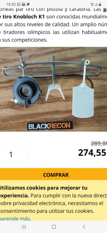 Buenas, un compañero que se ha quitado por edad tiene impolutos estos  dos accesorios.
Visor spotting 10