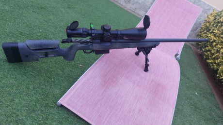 Se vende pack de caza rececho, o PRS precisión con el siguiente contenido:

- Rifle Bergara de reestreno, 30