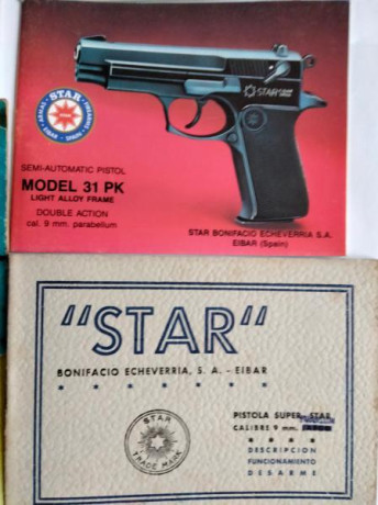 Hola, pongo a la venta unos cuantos manuales originales antiguos y algo mas recientes

Manuales Star 28PK 62