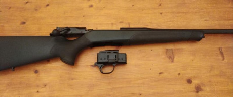 Blaser  R8  Profesional  7mm RM  + monturas + visor Blaser B1 2,8-20x50 iC. 
Visor nuevo. 
Cañon de 65cm.
Se 12