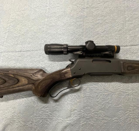 Rifle Browning modelo BLR Tracker calibre 308 Winchester, carril Picantinny, visor Leupold VX6 1-6x24, 01