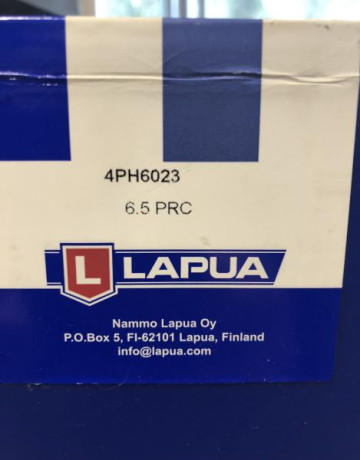 SE dispone de 2 CAJAS para la venta. sin abrir

calibre 6,5 prc

160e la caja, porte pagado en peninsula 20