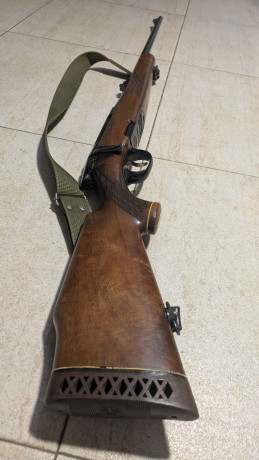 Buenas tardes,vendo rifle STEYR MALINNCHER calibre 264 Win Mag precio 400€ más envío por Nacex,se encuentra 01