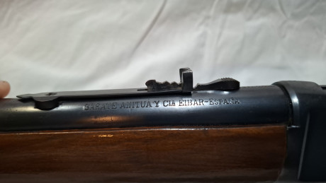 Rifle palanquero Tigre,Garate Aniuta del calibre 44-40 en buen estado,es de un amigo y se encuentra en 10