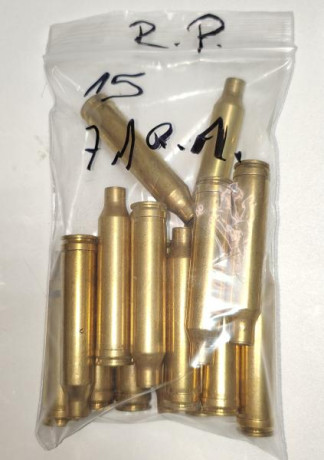 Vendo 25 vainas de 7mm Rem Mag. De primer tiro.
10 RWS, Norma y Hornady
15 R. P.
Precio 12€ 01