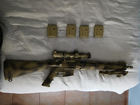Vendo AR15 CMMG 300 BLK, 16 pulgadas, no mas de 150 cartuchos disparados, guardamanos Daniele Defense 00