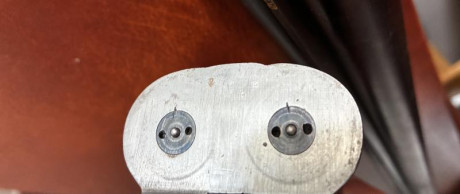 Media pletina, gatillos articulados, cañones de 63,5cms, expulsora, no tiene holguras, buen estado en 61