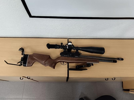 Se vende carabina BSA Buccaneer Pro adaptada para la disciplina de Field Target. Es el modelo nuevo que 01