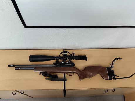 Se vende carabina BSA Buccaneer Pro adaptada para la disciplina de Field Target. Es el modelo nuevo que 00