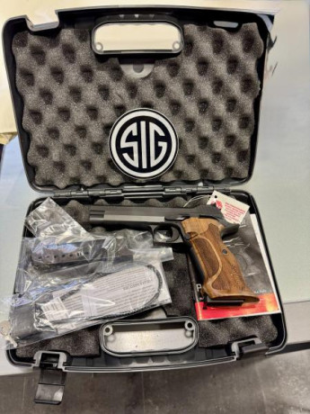 en perfecto estado, completamente nueva , 2 cargadores + cacha adicional que permite empuñar esta pistola 00