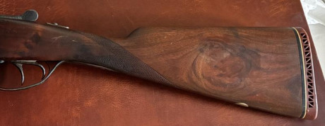 Media pletina, gatillos articulados, cañones de 63,5cms, expulsora, no tiene holguras, buen estado en 70