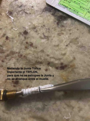 Buenas noches.
Desempolve mi COMPACT V1 de 1990.
La he cambiado del  PISTON,  el Segmento de TEFLON o 41