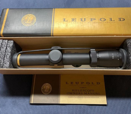 Leupold VX 6  1-6X24, perfecto estado, sin golpes, muy leves marcas de monturas casi imperceptibles, muy 00