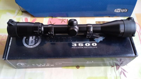 vendo  Bushnell Elite 3500 3-9x40 con anillas appel, 300€
Madrid-Toledo 00
