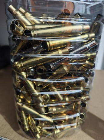 200 Vainas inertes, con un solo uso, del calibre 3006
Limpias y pulidas. 80€

190 vainas inertes, con 151