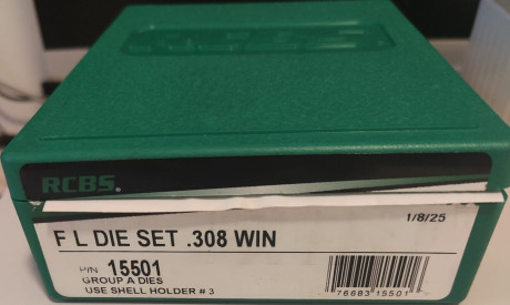 Se compra los siguientes útiles de recarga.

-Trimmer del 308 Winchester, especialmente si es electrico 20