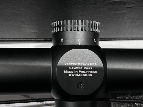 Hola! 
Pongo a la venta el visor Vortex Viper HS 6-24x50
Completamente nuevo, sin montar y sin uso.
Precio 12