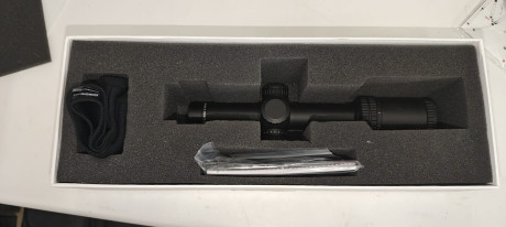 Excelente visor LPVO. Cristal excelente, tanto para tiro deportivo como para caza. Reticula iluminada 00