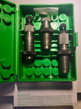 Se vende el siguiente material de recarga para el .308w. Todo con poco uso, se vende por haber comprado 01