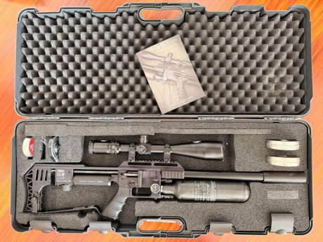 Vendo una FX IMPACT M3 , es el modelo standard con cañón del 22

Está en perfectísimo estado y no tiene 00