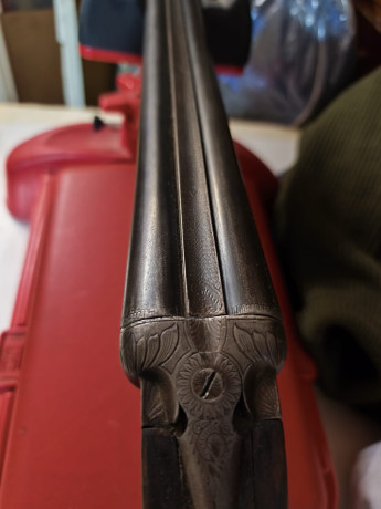 Escopeta paralela marca Seam ( sociedad española de armas) calibre 16/70 largo de cañón 70 cm cañones 00