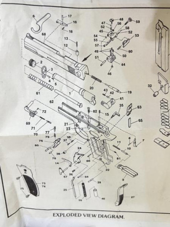   Se vende pistola Smith and Wesson 52-2, calibre 38 wadcutter  

- Cachas anatómicas (también se darían 110