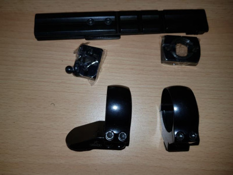 Rail con bases apel, 150€
Anillas Rusan apel 30mm, 70€
Envio aparte, esta en barcelona 00