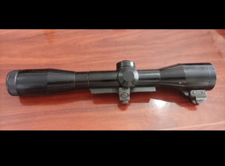 Vendo estupendo visor para caza.
B.Nickel SUPRA de carril y con anclajes incluidos.
4X36 Aumentos.
Estupenda 01