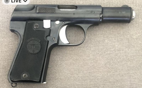 Buenos días
Vendo Astra 3000 de 9mm corto (.380ACP), en muy buen estado de conservación. Se puede guiar 00