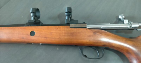 Se vende rifle impecable, prácticamente a estrenar, marca SB, calibre 308, con monturas Leupold de 30 00
