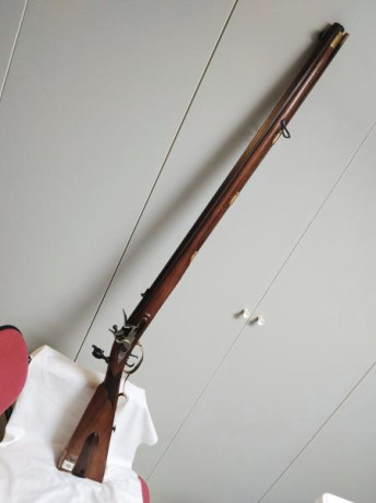 Se vende Jäger Target, de pedernal.  Calibre.54
Pedersoli 
Para competir en Pensilvania y en Maximilian 02