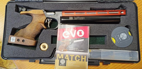 En perfecto estado, Cacha M, la entrego con el cubre cañon naranja o el negro original, una botella, herramientas, 01