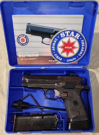 Hola, pongo en venta esta pistola Star. Tiene desgaste por portarla de paisano, pero funciona correctamente. 02