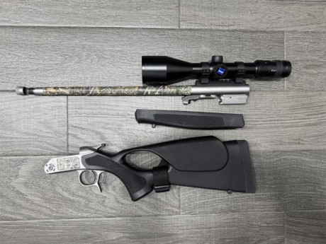 Monotiro Bergara BA13 308W inoxidable con cañón de 50 cm y culata thumbhole

Con lógicas marcas de uso, 11