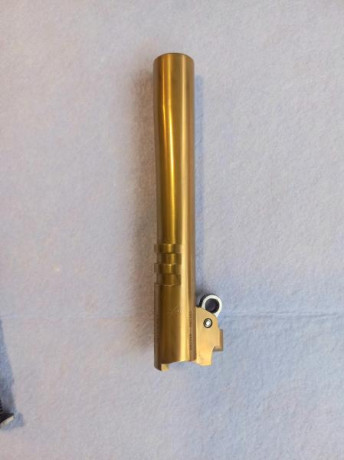 Vendo pistola Infinity 1911 de 9 mm parabellum, en perfecto estado. Tiene cañon de 5 y 1/4 pulgadas. Es 60