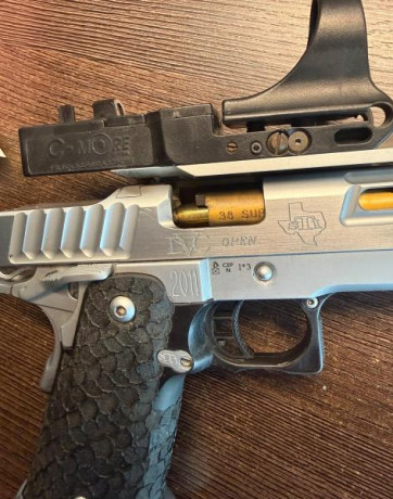 Hola a todos,

Escribo para consultar un problema que estoy teniendo con mi STI de Open (calibre .38). 00