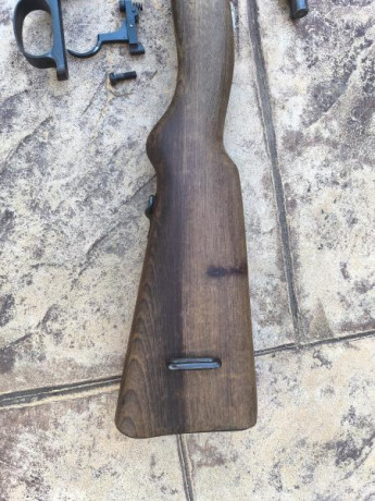 Se venden todas las piezas que se ven en las fotos, pertenecientes a un máuser coruña mod. 43, en muy 11