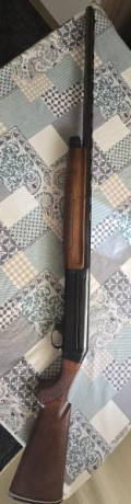 Vendo escopeta semiautomática  benelli 121
Cañon de 71 cm, 3 estrellas fijas
Esta en perfecto estado
La 02