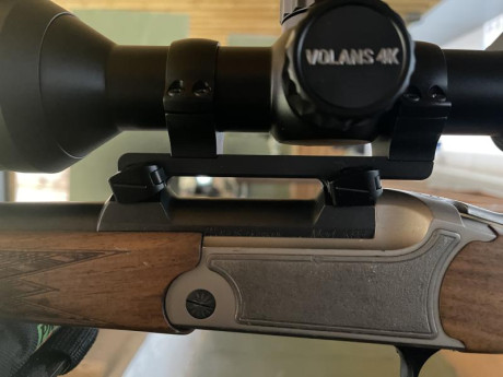 Hola 
Tengo un problema a la hora de centrar mi volans lrf . 
Rifle Monotiro k95 Blaser 
Anillas originales 11