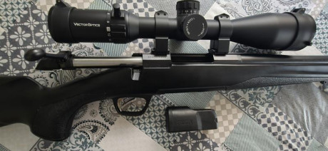 Vendo rifle de cerrojo Browning X-bolt.
 Calibre 308
Cañón de 61 semipesado.
 Cargador separable. 
Sistema 02