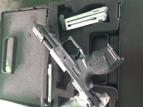 Se vende esta WALTER p22 long de un compañero que quiere pasarse a 9m. Se valora cambio por 9mm o revolver.Funciona 01