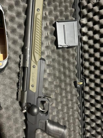 Remington 700 Police 338 lapua magnun:
-Disparador triggertexh
-Chasis oryx 
Posibilidad de entregar con 00