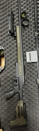 Remington 700 Police 338 lapua magnun:
-Disparador triggertexh
-Chasis oryx 
Posibilidad de entregar con 10