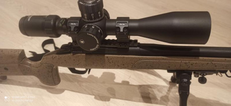 Buenas tardes compañeros, quiero vender mi rifle Bergara HMR calibre 6'5 creedmore. Incluye base picatinny, 02