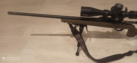 Buenas tardes compañeros, quiero vender mi rifle Bergara HMR calibre 6'5 creedmore. Incluye base picatinny, 01